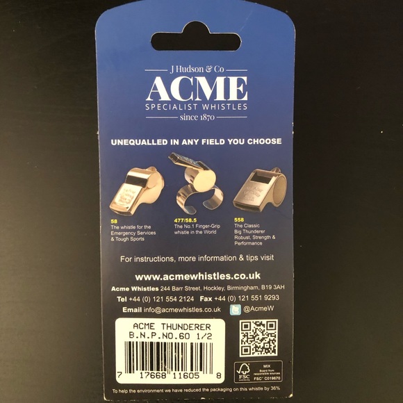 Acme Thunderer Whistle 60.5 - Picture 3 of 3